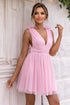 'Vania' Sleeveless Mesh Dress - Celes Fashion